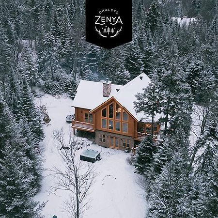 Chalet Red Deer Spa At Fiddler Lake Mille-Isles Zewnętrze zdjęcie