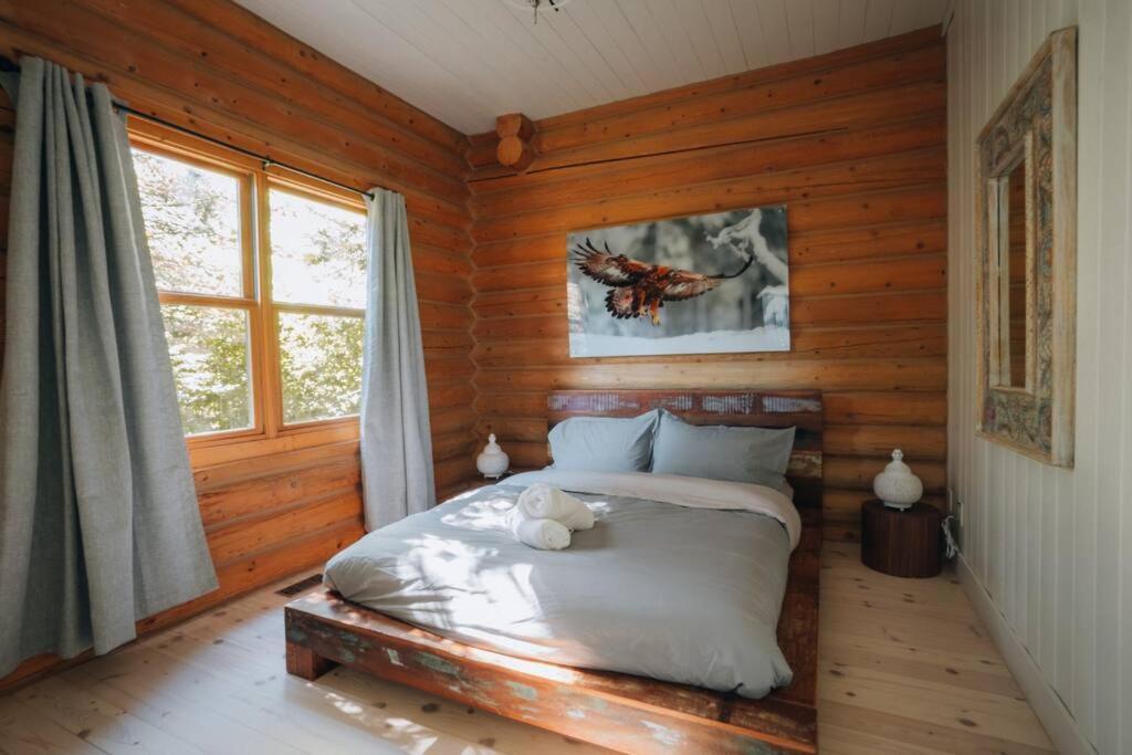 Chalet Red Deer Spa At Fiddler Lake Mille-Isles Zewnętrze zdjęcie