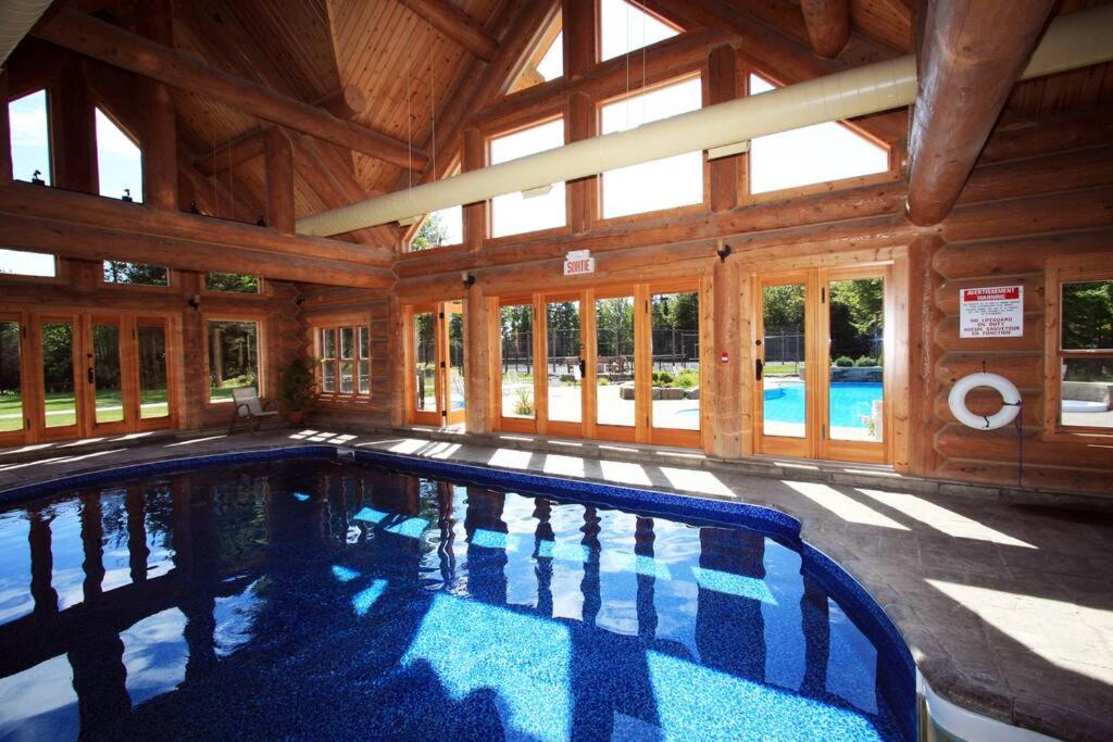 Chalet Red Deer Spa At Fiddler Lake Mille-Isles Zewnętrze zdjęcie
