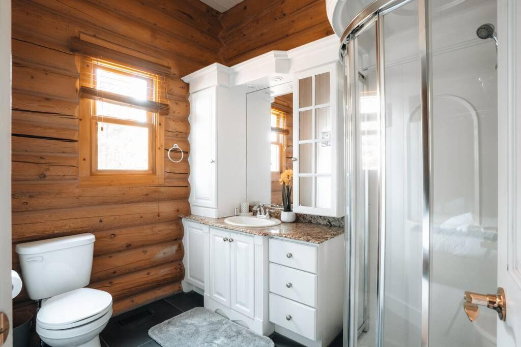 Chalet Red Deer Spa At Fiddler Lake Mille-Isles Zewnętrze zdjęcie